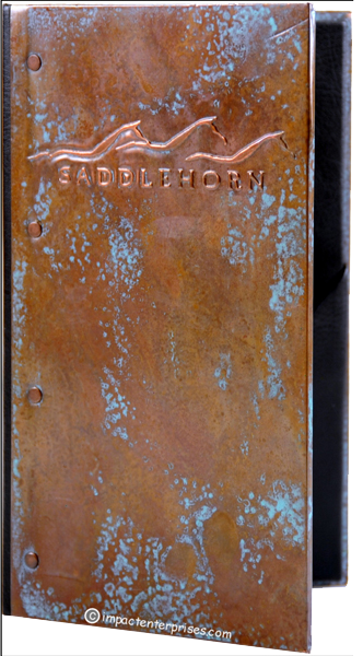 Saddlehorn - Custom Menu Covers, Binders, & Presentation Folders