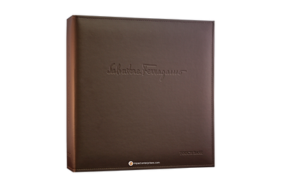 Salvatore Ferragamo - Custom Menu Covers, Binders, & Presentation Folders