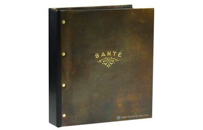 Sante - Custom Menu Covers, Binders, & Presentation Folders