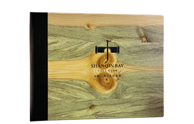 Shanqin Bay Golf Club - Custom Menu Covers, Binders, & Presentation Folders