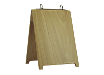 Solid Wood A-frame - Custom Menu Covers, Binders, & Presentation Folders