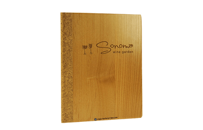 Sonoma Wine Garden - Custom Menu Covers, Binders, & Presentation Folders