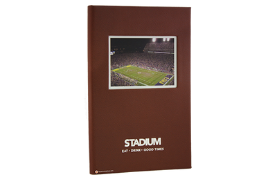 Stadium - Custom Menu Covers, Binders, & Presentation Folders