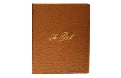 The Grill - Ritz Carlton - Custom Menu Covers, Binders, & Presentation Folders