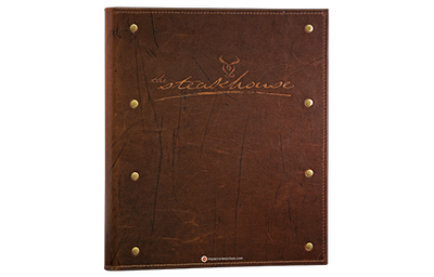 The Steakhouse - Custom Menu Covers, Binders, & Presentation Folders