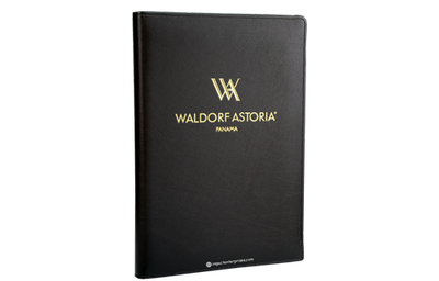 Waldorf Astoria Panama - Custom Menu Covers, Binders, & Presentation Folders