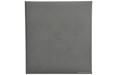 Watergate Prototype - Custom Menu Covers, Binders, & Presentation Folders