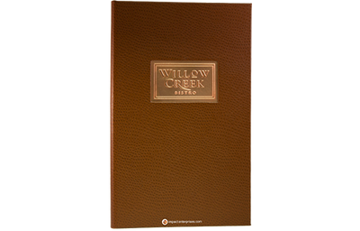 Willow Creek Bistro - Custom Menu Covers, Binders, & Presentation Folders